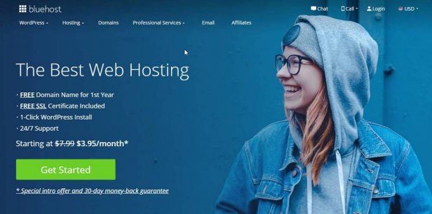 Bluehost：WordPress发布之前的设置